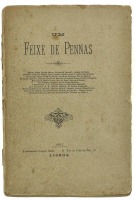 Lote 1587 - LIVRO "UM FEIXE DE PENNAS" - Editora: Typographia Castro Irmão, 1885. Dim: 18x11,5 cm. Livro de capa de brochura. Nota: sinais de manuseamento conforme fotos