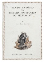 Lote 1590 - LIVRO "SANTO ANTÓNIO NA PINTURA PORTUGUESA DO SÉCULO XVI" - Por Luís Reis Santos. Editora: Editorial Ática, 1945. Dim: 19x13 cm. Livro de capa dura. Nota: sinais de manuseamento conforme fotos