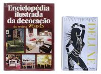 Lote 1656 - CONJUNTO DE LIVROS - Conjunto composto por 2 livros. "Deluxe, How luxury lost its lustre", por Dana Thomas. Editora: Allen Lane, 2007 e "Enciclopédia ilustrada de decoração", editora: Círculo de Leitores, 1977. Dim: 30x23 cm. Livros de capa d