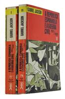 Lote 1693 - LIVROS "A REPÚBLICA ESPANHOLA E A GUERRA CIVIL (1931-1939)" - 2 vols. Por Gabriel Jackson. Editora: Publicações Europa-América. Dim: 18,5x13 cm. Livros de capa de brochura. Nota: sinais de manuseamento conforme fotos