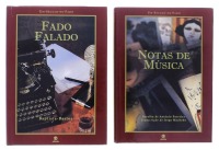 Lote 1789 - CONJUNTO DE LIVROS - Conjunto composto por 2 livros da editora: Ediclube Edição e Promoção do Livro, 1999. "Notas de Música - Um Século de Fado", por Baptista Bastos e "Fado Falado - Um Século de Fado", por António Parreira e Jorge Machado. Di