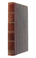 Lote 1799 - LIVRO "THEATRO DO VISCONDE DE ALMEIDA-GARRETT" - Por Almeida-Garrett. 5º volume. 1ª Edição. Editora: Imprensa Nacional, 1817. Dim: 16x11,5 cm. Livro de capa dura em meia pele. Nota: sinais de manuseamento conforme fotos