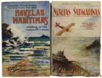 Lote 1884 - CONJUNTO DE LIVROS - Conjunto composto por 2 livros do autor Comandante Fernando Branco. "Novelas Submarinas Episodios historicos de submarinos portugueses e aliados durante a Grande Guerra" e "Novelas Marítimas Episódios da vida do marinheiro