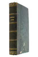 Lote 1913 - LIVRO "TRACTADO DE SYNONYMOS E DIFFERENÇAS DE PALAVRAS DA LÍNGUA LATINA" - Por Joaquim Manuel Santos. 1ª Edição ano 1854. Lisboa: Typ. de Luiz Corrêa da Cunha. Dim: 20x12,5 cm. Raríssimo livro com 455 págs. Encadernação cartonada com dourados 