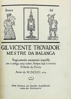 Lote 1967 - LIVRO "VIDA E OBRAS DE GIL VICENTE “TROVADOR MESTRE DA BALANÇA” - Por Anselmo Braamcamp Freire. Livro à venda por € 200. Com 19 estampas fora do texto. Edição da Revista Ocidente 1944. De 30x22 cm. Com 518 págs. Ilustrado. Nota: Encadernação e