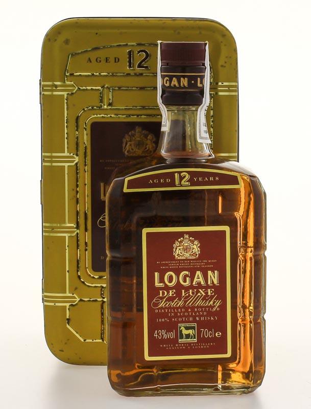 Lote 2200 - WHISKY LOGAN 12 YEARS - Garrafa de Whisky, De Luxe