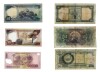 Lote 416 - CONJUNTO DE NOTAS DIVERSAS – Composto por 2 notas do Banco de Angola, 500 escudos de 1972 e 100 escudos de 1972, nota do Vietnam 50.000 dons, 2 notas de 50 escudos do Banco Nacional Ultramarino de Moçambique e 50 escudos do Banco Nacional Ultra