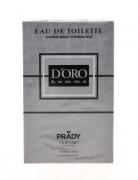 Lote 1089 - PRADY PARFUMS - Eau de Toilette pour Homme “D`Oro Homme”, by Prady, 100 ml. Nota: como Novo, em embalagem selada , não usado