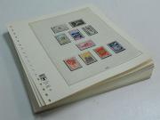 Lote 4 - FOLHAS LINDNER PARA SELOS DA FRANÇA - Conjunto de cinquenta folhas Lindner da França, da pág. 51 do ano 1972, à pág. 99 do ano 1981, incluindo os selos todos novos, da pág. 51 de 1972 à pág. 57 de 1973.