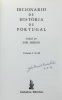 Lote 17 - LIVROS "DICIONÁRIO DE HISTÓRIA DE PORTUGAL" - 4 Vols. Por Joel Serrão. Exemplares idênticos à venda por € 120. Lisboa, Iniciativas Editoriais, 1971. Dim: 25x19 cm. Encadernação cartonada do editor em tela. Nota: exemplares bem estimados. Consult - 2