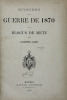 Lote 25 - LIVRO "ÉPISODES DE LA GUERRE DE 1870 ET LE BLOCUS DE METZ" - Língua francesa. Por L'ex-Maréchal Bazaine. Exemplar idêntico à venda por € 130. Editora: Gaspar, Éditeurs, 1883 Madrid. Dim: 24x18 cm. Encadernação cartonada de editor meia pele com f - 2