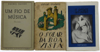 Lote 33 - LIVROS CONJUNTO DIVERSO - Composto por 3 livros tais como: "O amor dos Outros" por Alice Ogando, Lisboa, Editorial Século, 1935. "Um fio de música" por Rachel Bastos, Lisboa, Edições Europa, 1937. “O Solar da Boa-Vista", Sarah Beirão, Pôrto, D