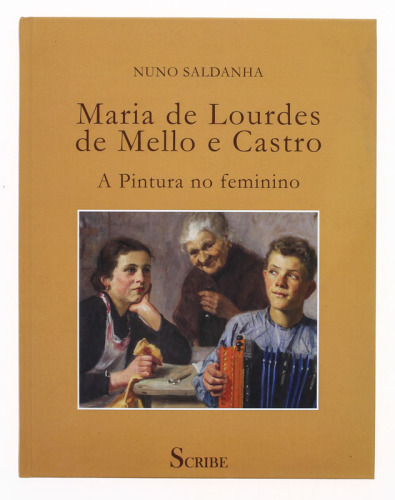 Lote 55 - LIVRO “MARIA DE LOURDES DE MELLO E CASTRO” - Por Nuno Saldanha. Editora: Scibe 2013. Dim: 28x22 cm. Encadernação cartonada do editor. Nota: exemplar bem estimado