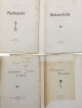 Lote 61 - LIVROS DA AUTORIA DE JOÃO FILINTO - 4 vols. 1 - "Melancolia"; 2 - "Um pouco de romantismo"; 3 - "O cemitério do Torrão"; 4 - "Meditando". Editora: Coimbra, Imprensa da Universidade, 1918 e 1919. Dim: 23,5x17 cm. Encadernação de capa de brochura - 2