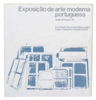 Lote 94 - CATÀLOGO "EXPOSIÇÃO DE ARTE MODERNA PORTUGUESA SALÃO DE VERÃO 1976" - Lisboa, Sociedade Nacional de Belas Artes, 1976. Dim: 22x21 cm. Encadernação capa de brochura. Nota: sinais de manuseamento