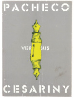 Lote 117 - LIVRO "PACHECO VERSUS CESARINY. FOLHETIM DE FEIÇÃO EPISTOLOGRÁFICA" - Por Luiz Pacheco, Editorial Estampa, 1974. 1ª edição. Dim: 18,5x13,5 cm. Encardenação capa de brochura. Nota: sinais de manuseamento, folhas soltas