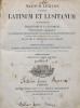 Lote 133 - LIVRO "MAGNUM LEXICON NOVISSIMUM LATINUM ET LUSITANUM AD PLENISSIMAM SCRIPTORUM LATINORUM" - Fr. Emmanuelis Pinii Cabralii et Josephi Antonii Ramalli. Exemplar idêntico à venda por € 70. Opera et studio Emmanuelis Josephi Ferreira, Parisiis, Ap - 2