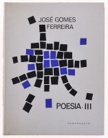 Lote 144 - LIVRO "POESIA III" - Por José Gomes Ferreira. Editora: Lisboa, Portugália, 1968. Com expressiva dedicatória do autor a Eduardo Prado Coelho. Capa de João da Câmara Leme. Dim: 19x14 cm. Encadernação de capa de brochura. Nota: sinais de manuseame