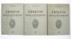 Lote 180 - LIVROS "CRÓNICA DA ORDEM DOS FRADES MENORES" - 3 vols. Obra Completa. Por Fr. Marcos de Lisboa. Editora: Porto, Edição da Faculdade de Letras da Universidade do Porto, 2001. Dim: 27,5x20 cm. Encadernação de capa de brochura. Nota: Exemplares es