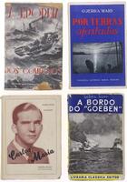 Lote 298 - LIVROS, CONJUNTO - 4 vols. 1 - "A Epopeia dos Comboios. Publicado pelo Almirantado britânico e pelo Ministério dos Transportes de Guerra", J.L.Hodson, Lisboa, Editora Marítimo-Colonial, 1945. 2 - "A Bordo do 'Goeben'", Georg Kopp, Lisboa, Livra