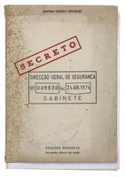 Lote 336 - LIVRO "GOVERNO FASCISTA PORTUGUÊS ÚLTIMO RELATÓRIO SOBRE A SITUAÇÃO GERAL DO PAÍS DO EX-MINISTRO DO INTERIOR PARA A EX-PIDE/D.G.S." - Editora: Porto, Lisboa, Edições Afrodite Fernando Ribeiro de Mello, Maio de 1974. Dim: 21x14,5 cm. Encadernaçã