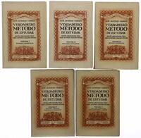 Lote 338 - LIVROS "VERDADEIRO MÉTODO DE ESTUDAR" - 5 vols. Completo. Por Luís António Verney; ed. Organizada pelo Prof. António Salgado Júnior, Lisboa, Edições Sá da Costa, 1949-1952. Exemplares rubricados. Dim: 19x12,5 cm. Encadernações de capas de broch