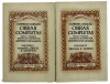 Lote 842 - LIVROS, CONJUNTO - 2 vols. "Obras completas. I. Poesia Lírica e Satírica; II.Prosas e Teatro", Correia Garção, Lisboa, Livraria Sá da Costa, 1957-1958. Dim: 19,5x12,5 cm. Encadernações da capas de brochura. Nota: capa e lombada cansadas