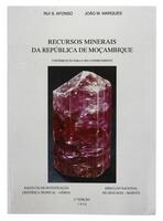 Lote 863 - LIVRO "RECURSOS MINERAIS DA REPÚBLICA DE MOÇAMBIQUE. CONTRIBUIÇÃO PARA O SEU CONHECIMENTO" - Por Rui S.Afonso e João M.Marques. Editora: IICT; Direcção Nacional de Geologia, 1998 Lisboa / Maputo. Dim: 24x17,5 cm. Encadernação capa de brochura.