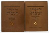 Lote 937 - LIVRO "CONSOLAÇÃO ÀS TRIBULAÇÕES DE ISRAEL" - 2 vols. Por Samuel Usque; Ed. De Ferrara de 1533 com estudos introdutórios por Yosef Hayim Yerushalmi e José V. de Pina Martins, Lisboa, FCGulbenkian, 1989. Dim: 23x17,5 cm. Encadernações de capas d