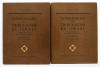 Lote 937 - LIVRO "CONSOLAÇÃO ÀS TRIBULAÇÕES DE ISRAEL" - 2 vols. Por Samuel Usque; Ed. De Ferrara de 1533 com estudos introdutórios por Yosef Hayim Yerushalmi e José V. de Pina Martins, Lisboa, FCGulbenkian, 1989. Dim: 23x17,5 cm. Encadernações de capas d