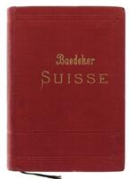 Lote 946 - LIVRO “LA SUISSE ET LES PARTIES LIMITROPHES DE LA SAVOIE ET DE L'ITALIE. MANUEL DU VOYAGEUR" - Língua francesa. Por Karl Baedeker. Editora: Leipzig; Paris, Librairie Ollendorff, 1913. exemplar idêntico à venda por € 51. Dim: 16x11,5 cm. Encader