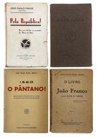 Lote 947 - LIVROS, CONJUNTO - 4 vols. 1 - "Fogos-Fátuos", João Paulo Freire (Mário), Porto, Edição da Renascença Portuguesa, 1923. 2 - "1580 O Pântano! Apontamentos históricos sôbre a acção da Espanha antes do domínio dos Felipes", João Paulo Freire (Mári