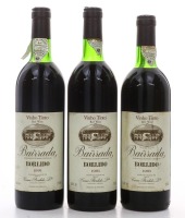 Lote 2228 - BAIRRADA BORLIDO 1991 - 3 Garrafas de Vinho Tinto, Colheita 1991, Caves Borlido Lda, Sangalhos, (750ml - 12%vol)