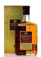 Lote 2365 - LOGAN - Garrafa de Whisky, Heritage Blend, White Horse Distillers, Escócia, (700ml-40%vol). Nota: à venda em site da especialidade € 18,90 - http://www.garrafeiranacional.com/logan-heritage-blend.html. Acondicionada em caixa de cartão.