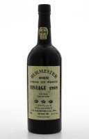 Lote 2978 - PORTO BURMESTER VINTAGE 1989 - Garrafa de Vinho do Porto, Reserva, 3 Coroas, Engarrafado em 1991, (750ml - 20%vol). Nota: garrafa idêntica foi vendida por € 130. Consultar valor indicativo em https://www.garrafeiranacional.com/1989-burmester-v