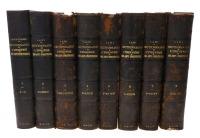 Lote 3023 - LIVROS “DICTIONNAIRE ENCYCLOPÊDIQUE ET BIOGRAPHIQUE DE L'INDUSTRIE ET DES ARTS INDUSTRIELS” - Língua francesa. 8 vols. Por E. - O. Lami e A. Tharel. Conjunto idêntico à venda por € 500 (US$ 559,95) conversão ao dia. Editora: Lami, Tharel & C. 