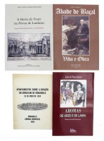 Lote 3128 - CONJUNTO DE LIVROS DIVERSOS - Composto por 4 vols. "Aromas de urze e de lama. Viagem de um antropólogo ao Alto Minho", João de Pina Cabral, Lisboa, Editorial Fragmentos, 1992. "A Maria da Fonte na Póvoa do Lanhoso Novos documentos para a sua H