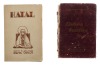 Lote 3957 - CONJUNTO DE LIVROS - 2 vols. "Natal", versos de Adelino da Palma Carlos. "Lisboa Sevilha Paris", boletim do governo civil de Lisboa. Dim: 17x11 cm. (maior). Encadernações de capas de brochura. Nota: sinais de manuseamento, falhas e defeitos, 