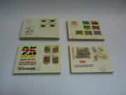 Lote 7 - Conjunto de envelopes selados de primeiro dia de circulação - Mocambique, com aprox. 310 selos (alguns repetidos), anos 70/80, alguns dificeis
