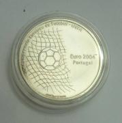 Lote 41 - Moeda de 1000 Escudos em prata, comemorativa do Euro 2004, Bela