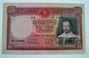 Lote 92 - Nota de Quinhentos Escudos Banco de Portugal, ch.8 D. João IV, de 11 de Março de 1952, MBC