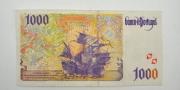 Lote 108 - Nota de 1000 Mil Escudos da Républica Portuguesa, ch. 13, Pedro Alvares Cabral datada de 1996, MBC
