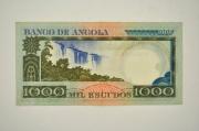 Lote 192 - Notas de 1000 Escudos do Banco de Angola, Luiz de Camões de 1973,MBC