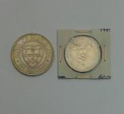 Lote 253 - Lote de 2 moedas de Cupro-níquel, Republica Portuguesa, moeda de 100$00 Gil Eanes de 1987 e moeda de 25$00 Ano I Criança de 1979