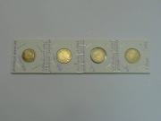 Lote 293 - Colecção de moedas da Argentina, algumas raras e todas belas, de 10 centavos de 1945 a 1 peso de 1975
