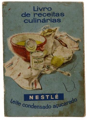 Lote 4 - LIVRO "LIVRO DE RECEITAS CULINÁRIAS" - Por Nestlé Leite Condensado. Editora: Sociedade de Produtos Lácteos. Encadernação de capa de brochura. Dim: 15x10,5 cm. Nota: sinais de manuseamento, exemplar invulgar