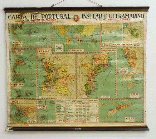 Mapa de Portugal Insular - M.D.E. ao Quadrado - Material Didáctico,  Desgaste e Escritório