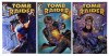 Lote 116 - REVISTAS DE BANDA DESENHADA "STARRING LARA CROFT AS THE TOMB RAIDER" - 3 vols. Por Dan Jurgens, ilustrações Andy Park e Jonnathan Sibal. Vol. 1 série 6, 7 e 8. Conjunto com valor estimado de € 34. Edição Image Comics Jim Valentino, 2000. Dim: 2