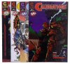 Lote 145 - REVISTAS DE BANDA DESENHADA "CALIBRATIONS" - 4 vols. Por Steve Millier e Mike Huddleston, entre outros. N.º 1, 2, 3 e 4. Edição Caliber Comics, 1996. Dim: 26x17 cm. Encadernações brochadas. Nota: exemplares bem estimados