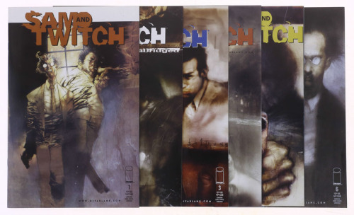 Lote 149 - REVISTAS DE BANDA DESENHADA "SAM AND TWITCH" - 6 vols. Por Brian Michael Bendis, ilustrações Angel Medina e Jonathen Glapion. "Udako" part I, II, III, IV, V e VI. Conjunto com valor estimado de € 20. Edição Todd Mcfarlane productions e Image Co